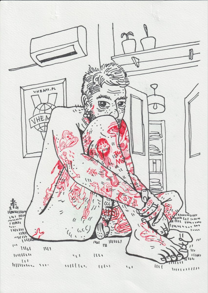selfportrait-nude-with-vhemt-poster-2024-nsfw